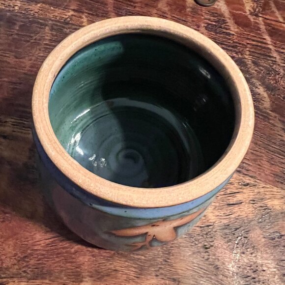 Handmade Studio Pottery French  Butter Keeper - Picture 9 of 11